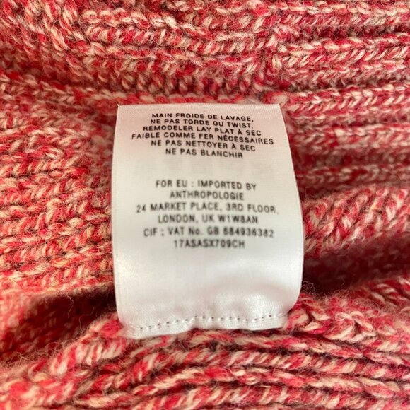 Anthropologie Far Away Close Coiled Cable Knit Wool Duster Sweater - Picture 6 of 8